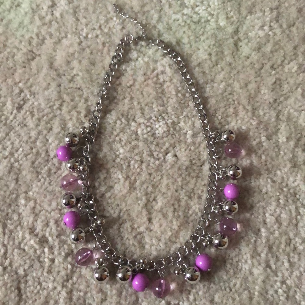 Paparazzi Purple & Silver  necklace